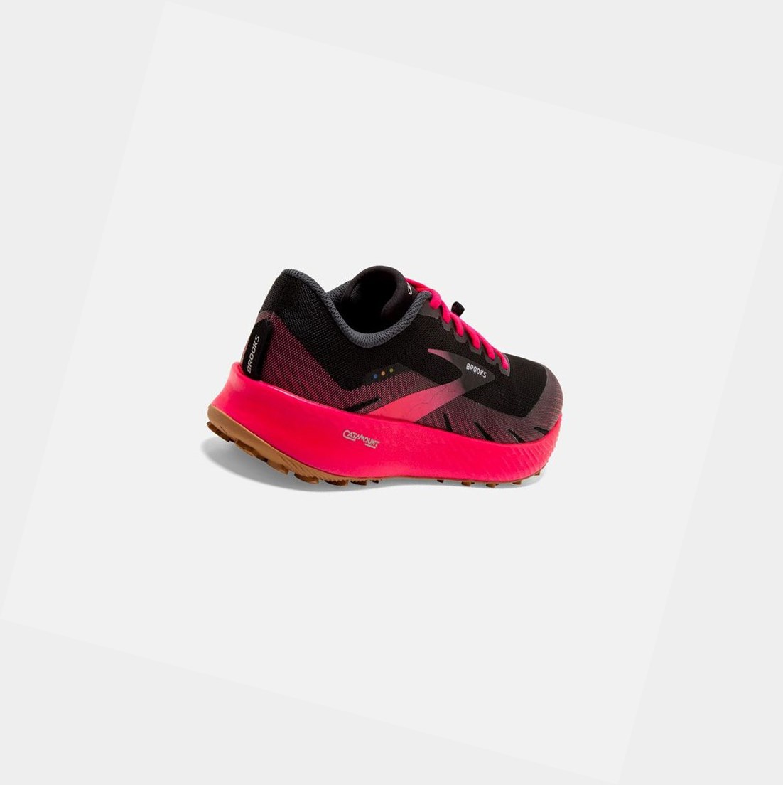 Chaussures Trail Brooks Catamount Femme Noir Rose | YZKS48972