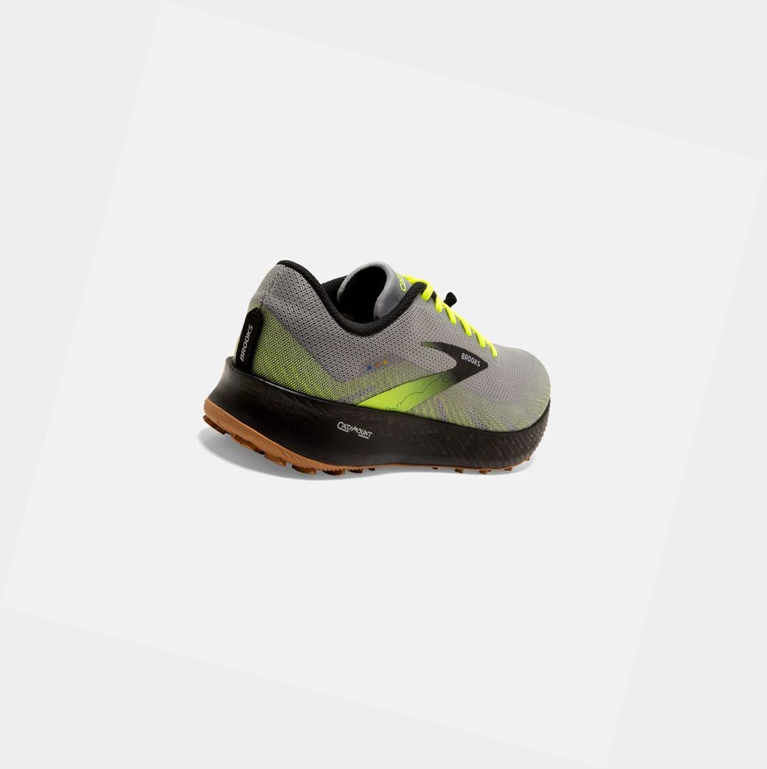 Chaussures Trail Brooks Catamount Homme Grise Noir | UIWZ86072
