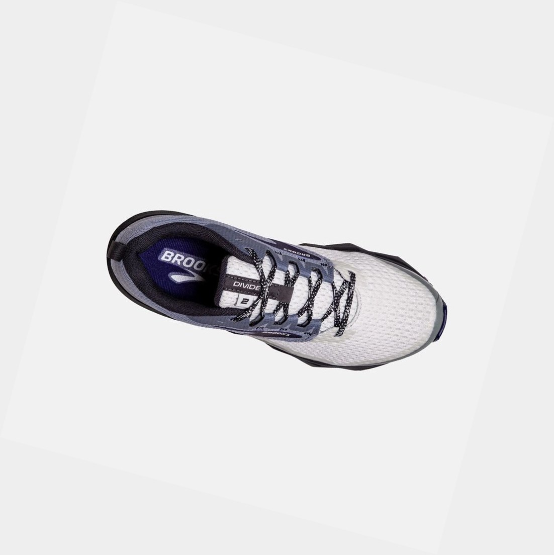 Chaussures Trail Brooks Divide 2 Femme Grise Bleu | IVYH94823