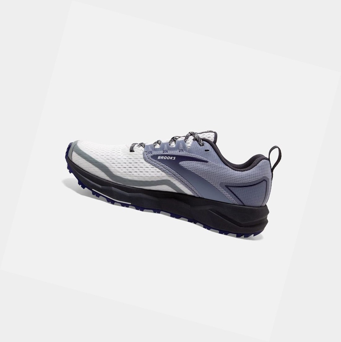 Chaussures Trail Brooks Divide 2 Femme Grise Bleu | IVYH94823