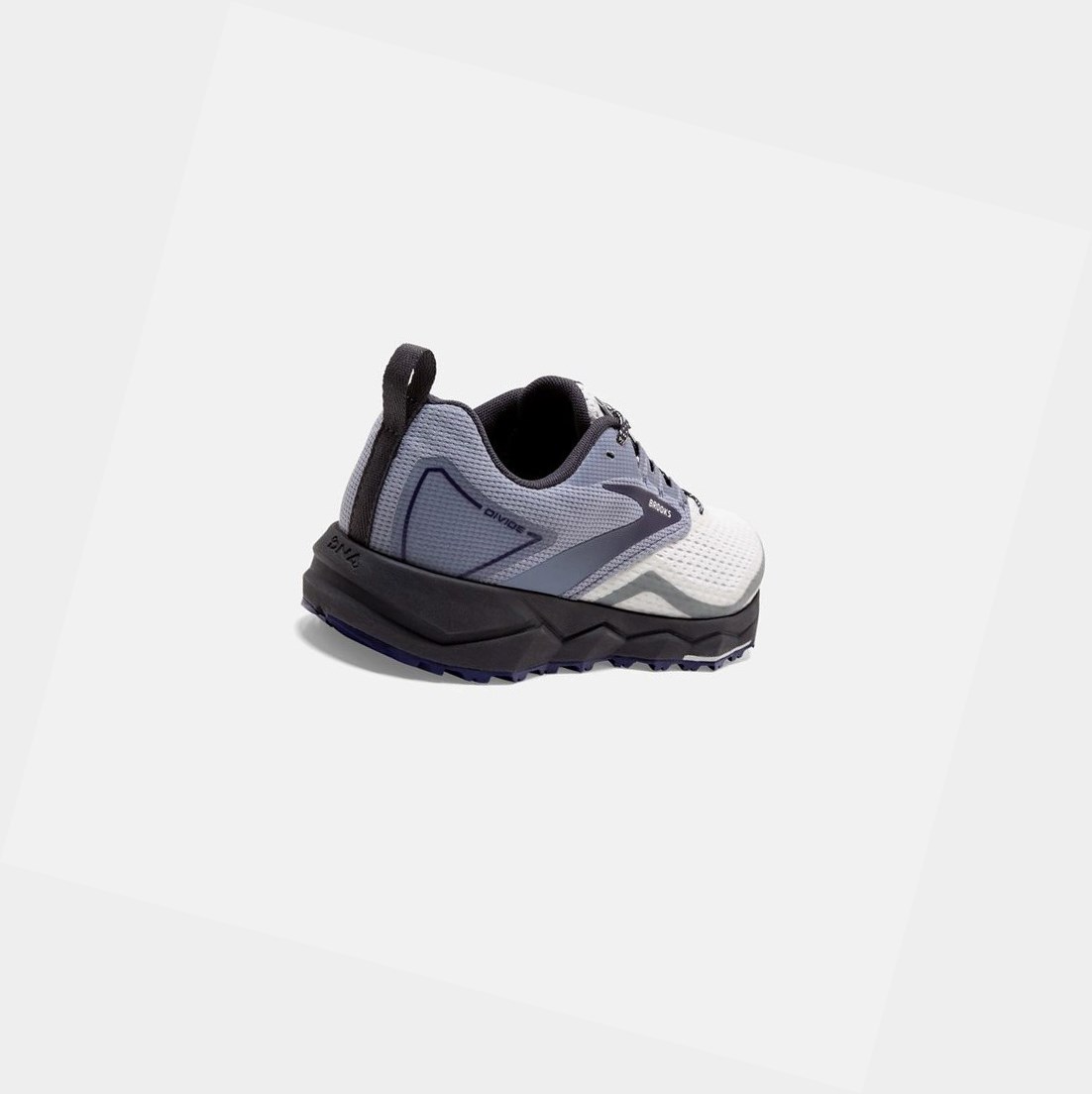Chaussures Trail Brooks Divide 2 Femme Grise Bleu | IVYH94823