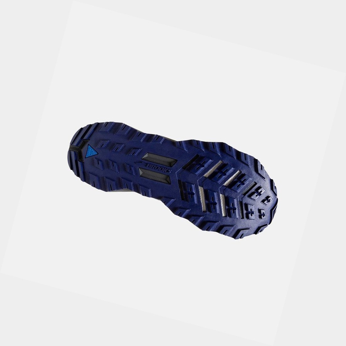 Chaussures Trail Brooks Divide 2 Femme Grise Bleu | IVYH94823