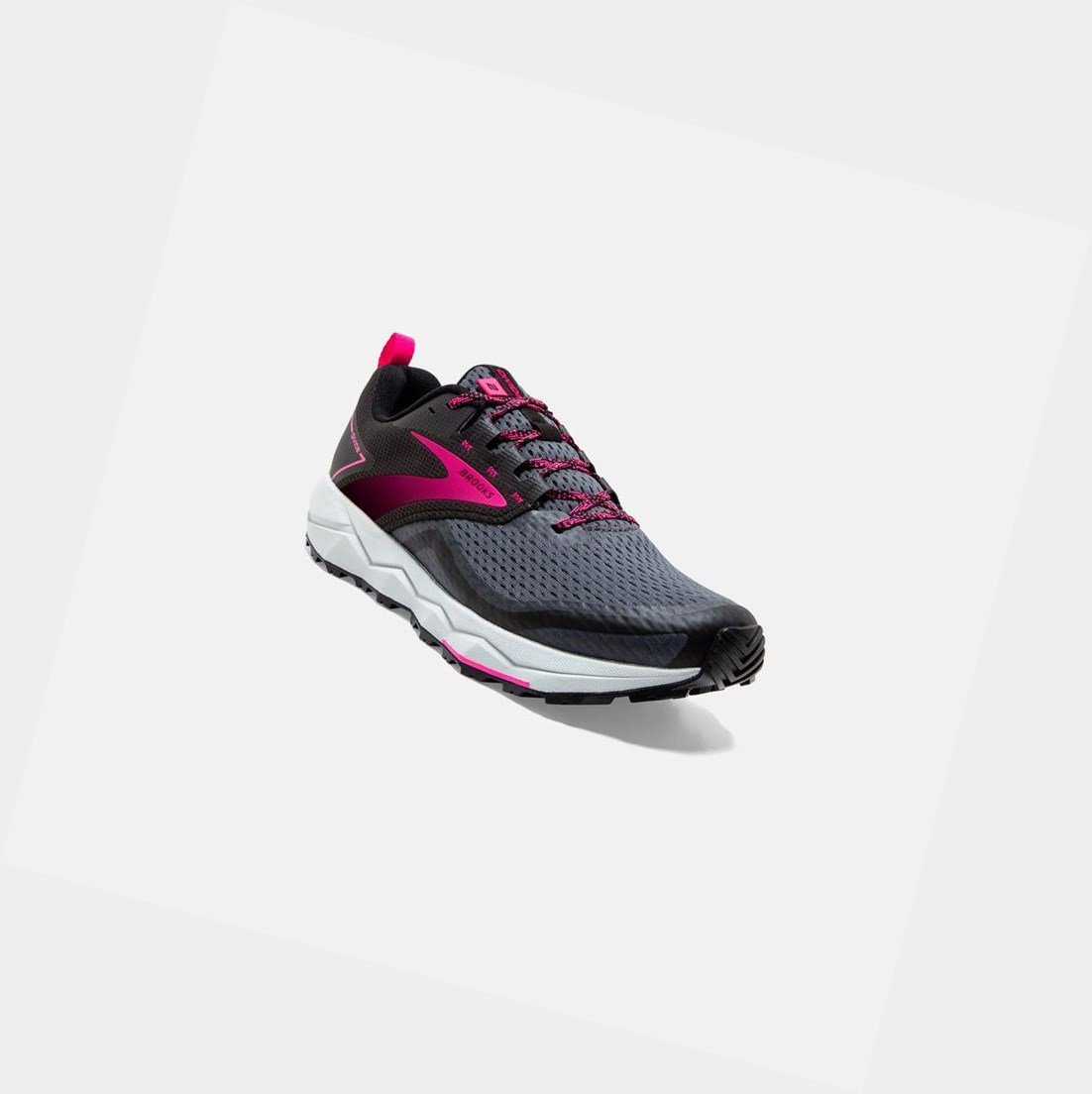 Chaussures Trail Brooks Divide 2 Femme Noir Rose | OKRT06185