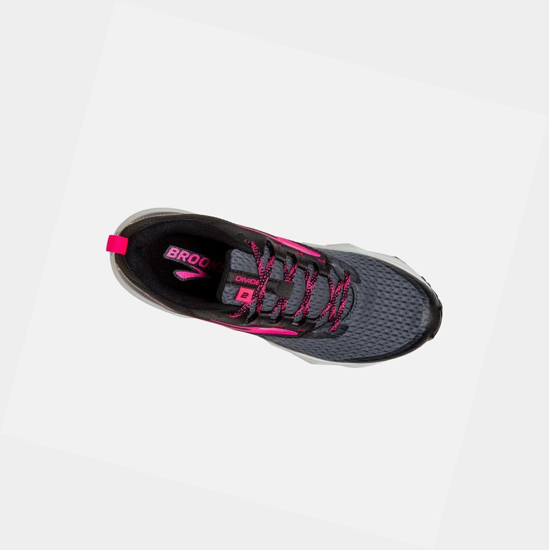 Chaussures Trail Brooks Divide 2 Femme Noir Rose | OKRT06185