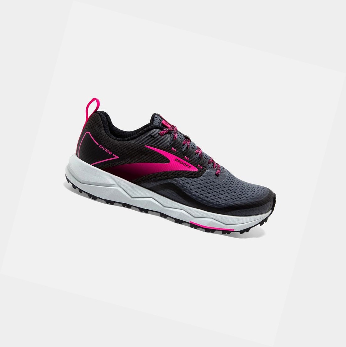 Chaussures Trail Brooks Divide 2 Femme Noir Rose | OKRT06185
