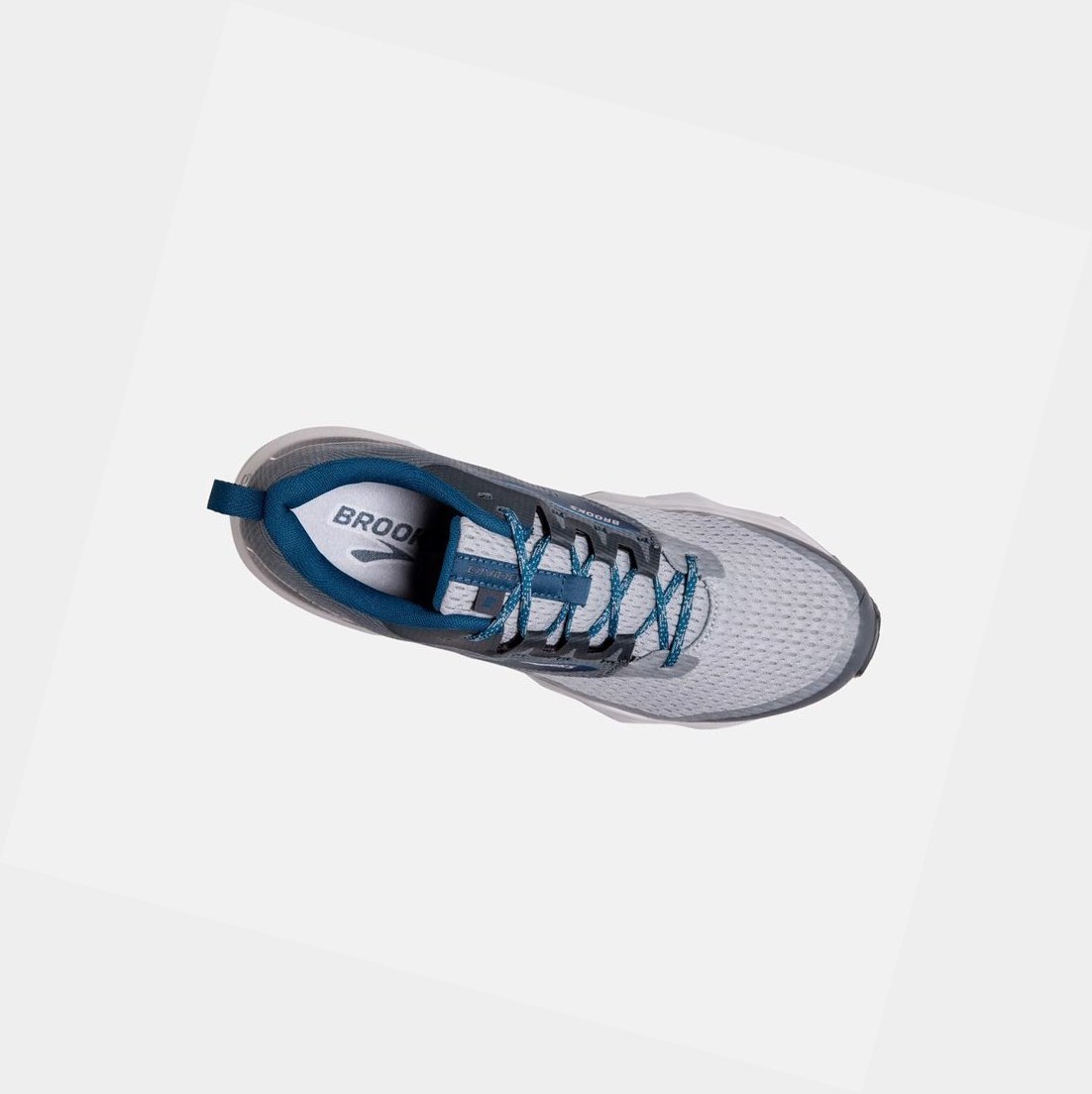 Chaussures Trail Brooks Divide 2 Homme Grise Bleu Foncé | DHXJ41728
