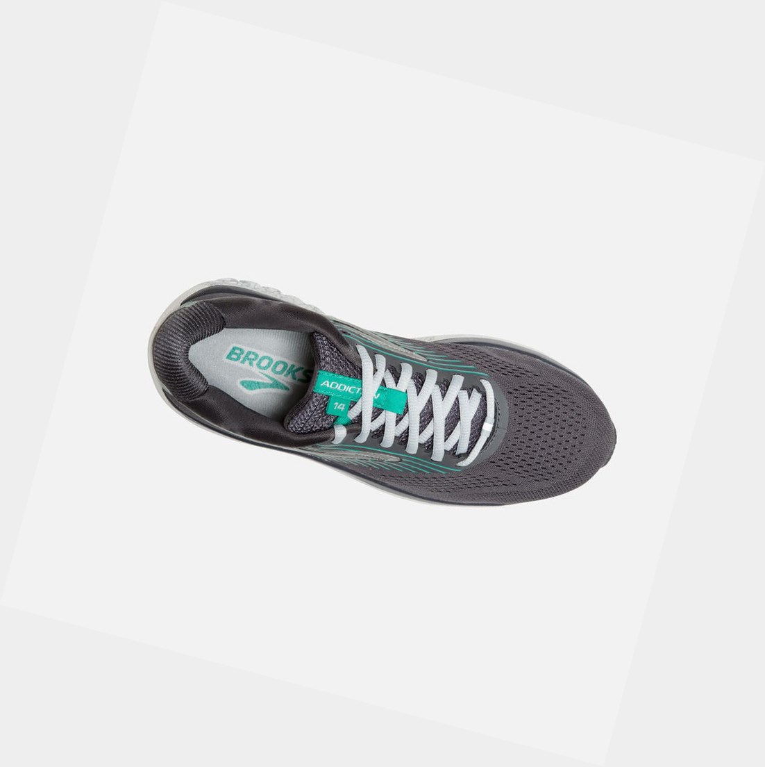Chaussures de Marche Brooks Addiction 14 Femme Blackened Pearl / Arcadia | KIQU13640