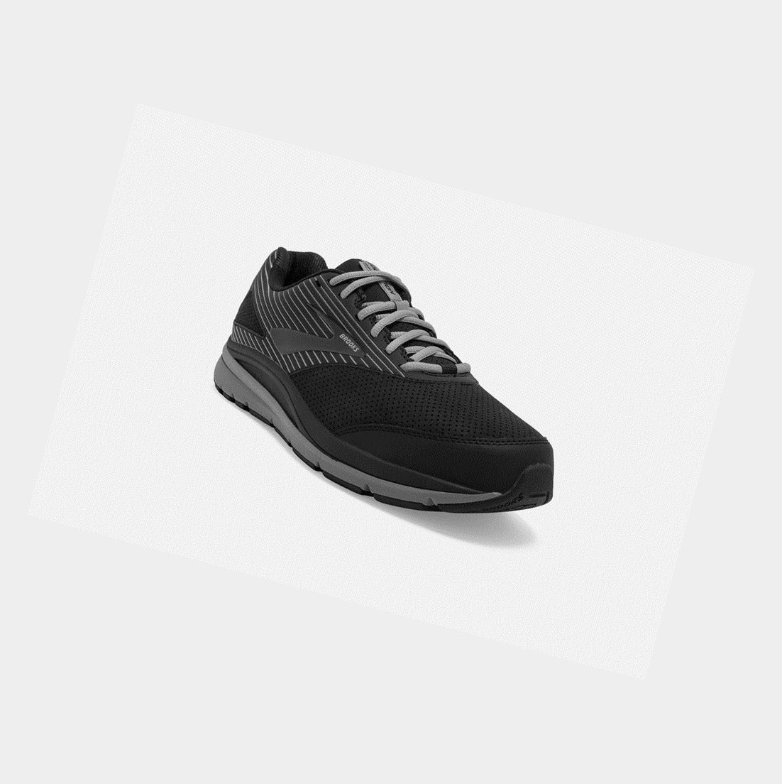 Chaussures de Marche Brooks Addiction Walker Daim Homme Noir Noir | CPMS16705