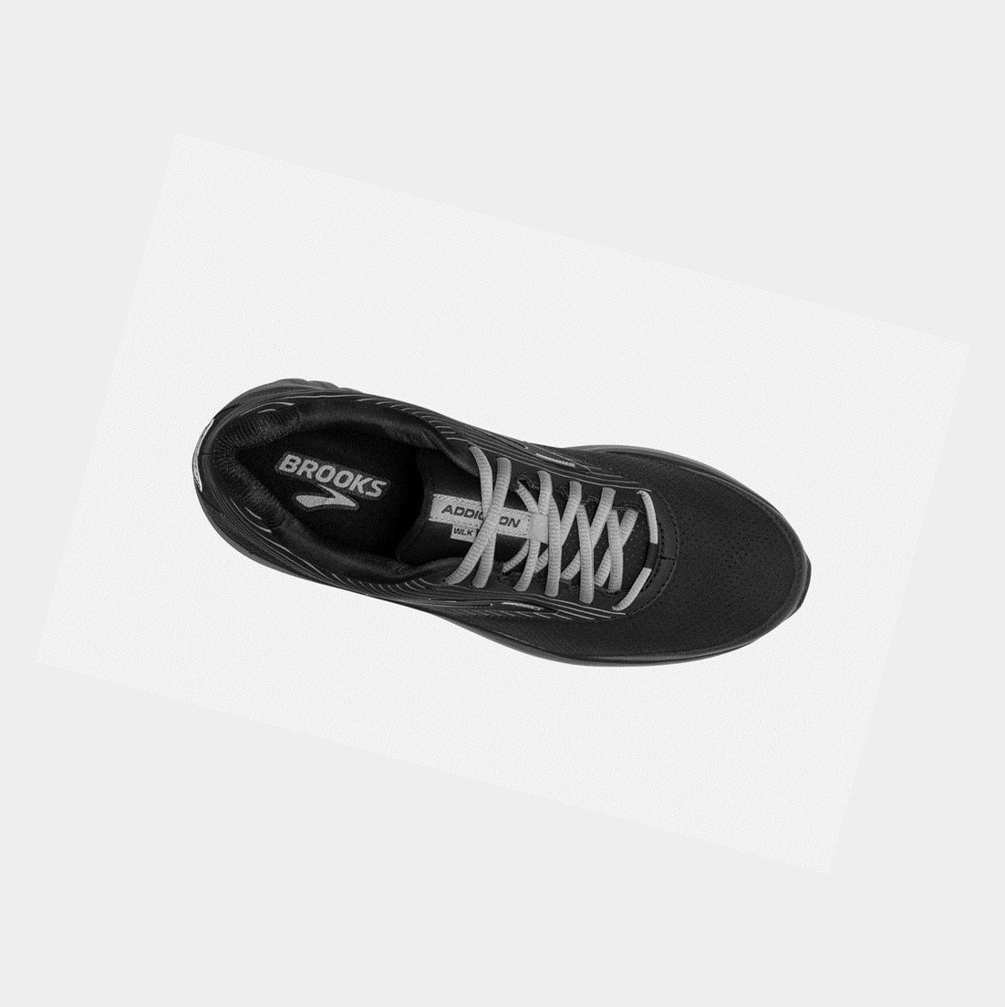Chaussures de Marche Brooks Addiction Walker Daim Homme Noir Noir | CPMS16705