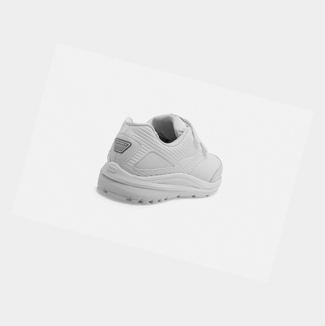 Chaussures de Marche Brooks Addiction Walker V-Brides 2 Femme Blanche Blanche | ISMQ35694