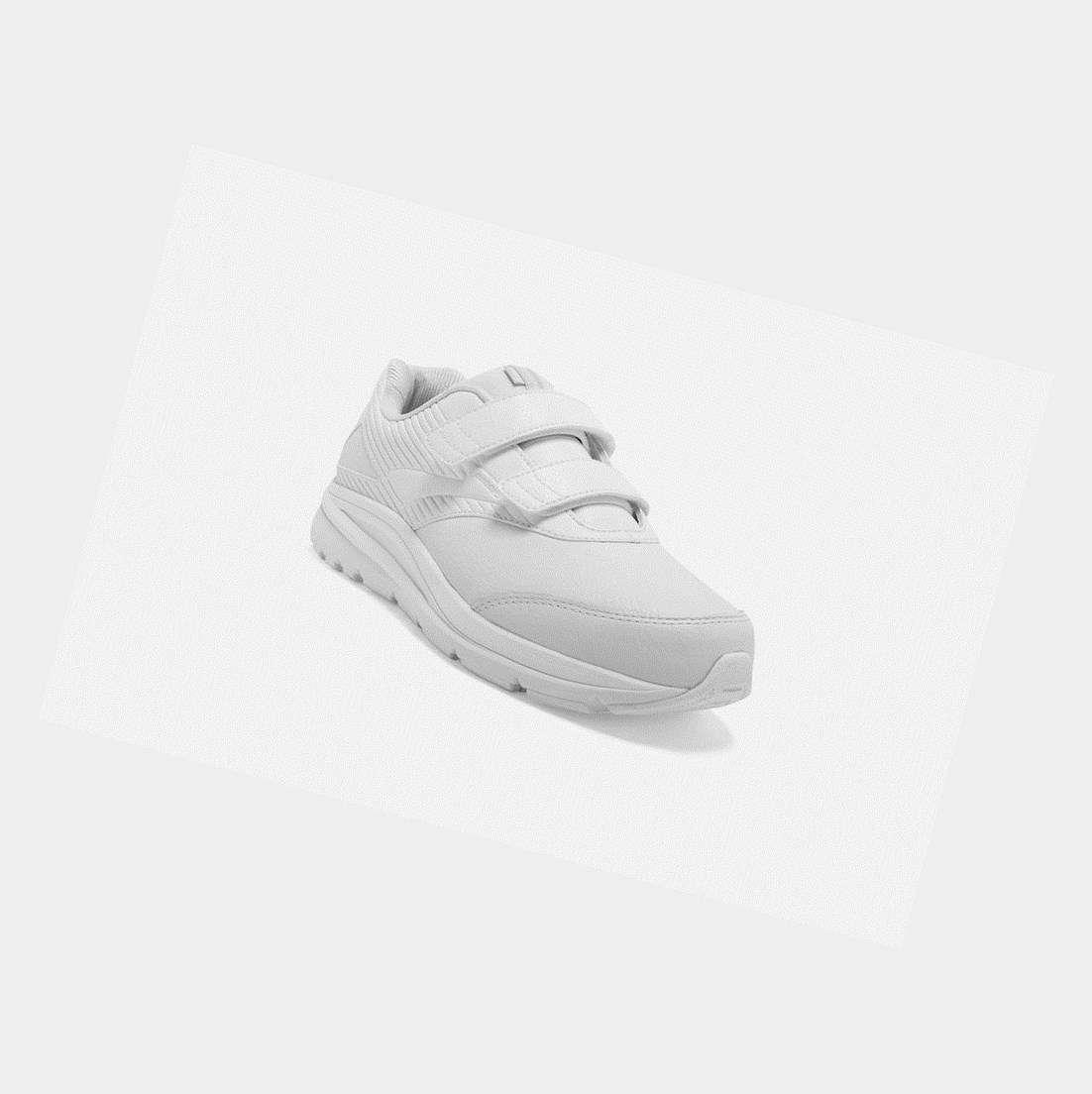 Chaussures de Marche Brooks Addiction Walker V-Brides 2 Femme Blanche Blanche | ISMQ35694