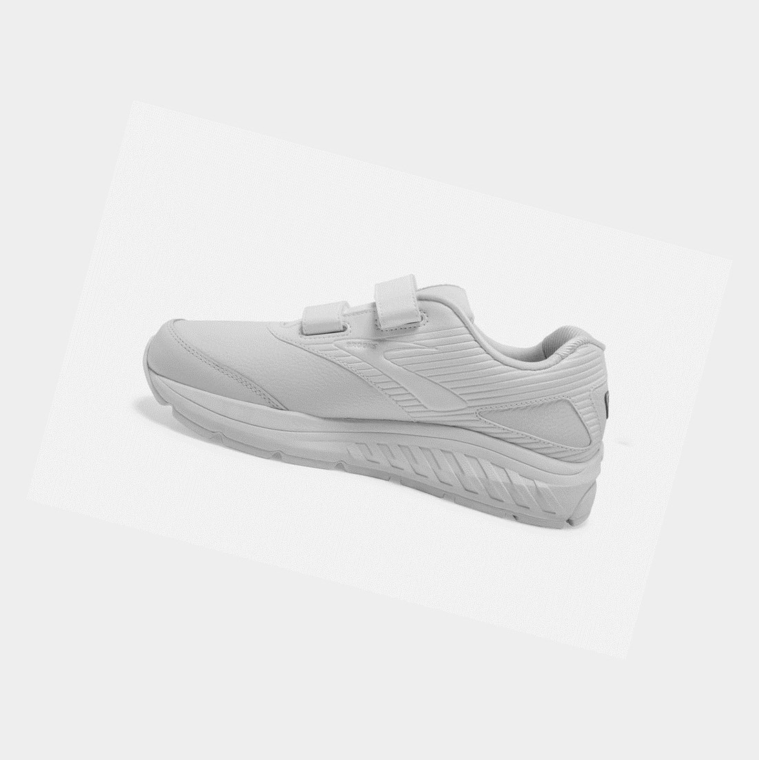 Chaussures de Marche Brooks Addiction Walker V-Brides 2 Homme Blanche Blanche | QEAB54072