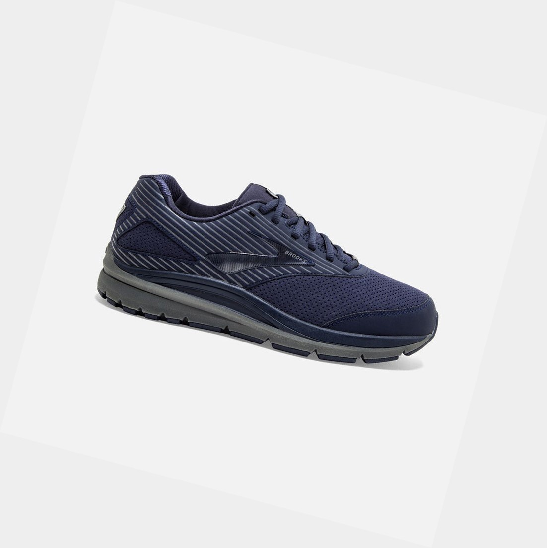 Chaussures de Marche Brooks Addiction Walker Daim Homme Peacoat / Shade / Peacoat | SXIO02586
