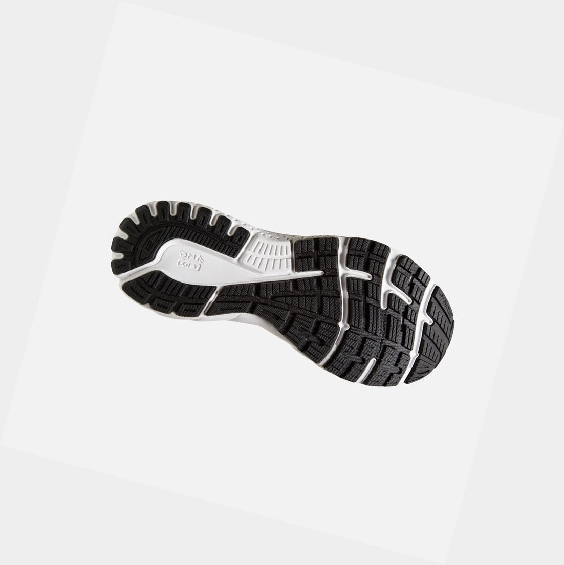 Chaussures de Marche Brooks Adrenaline GTS 21 Homme Blanche Noir Orange | EQOI24358