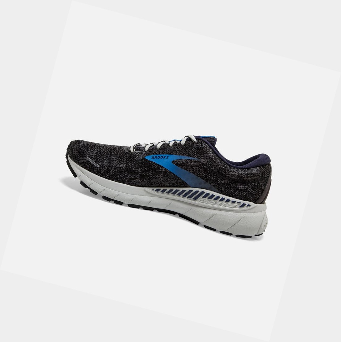 Chaussures de Marche Brooks Adrenaline GTS 21 Homme Noir Bleu | HBAF50613