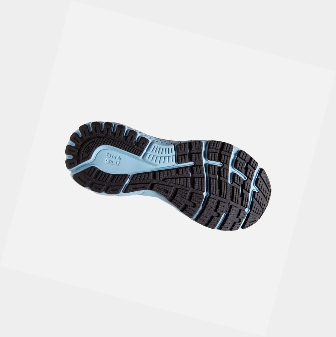 Chaussures de Marche Brooks Adrenaline GTS 21 Femme Blanche Bleu Clair | MXLQ02749