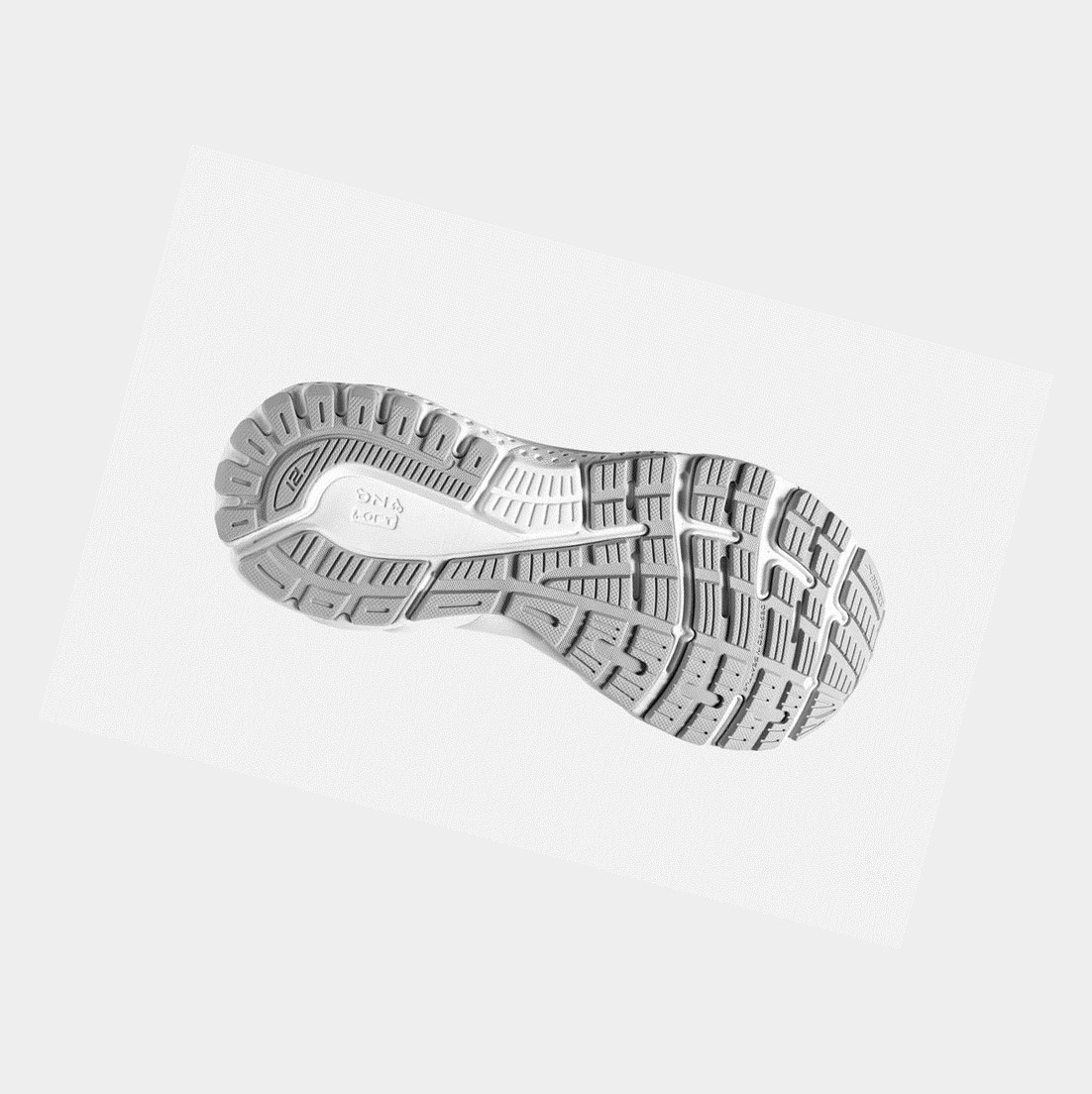 Chaussures de Marche Brooks Adrenaline GTS 21 Femme Blanche Grise Argent | PXWT60758