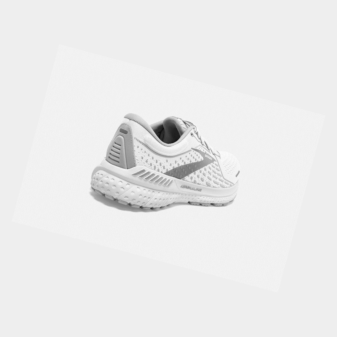 Chaussures de Marche Brooks Adrenaline GTS 21 Femme Blanche Grise Argent | PXWT60758