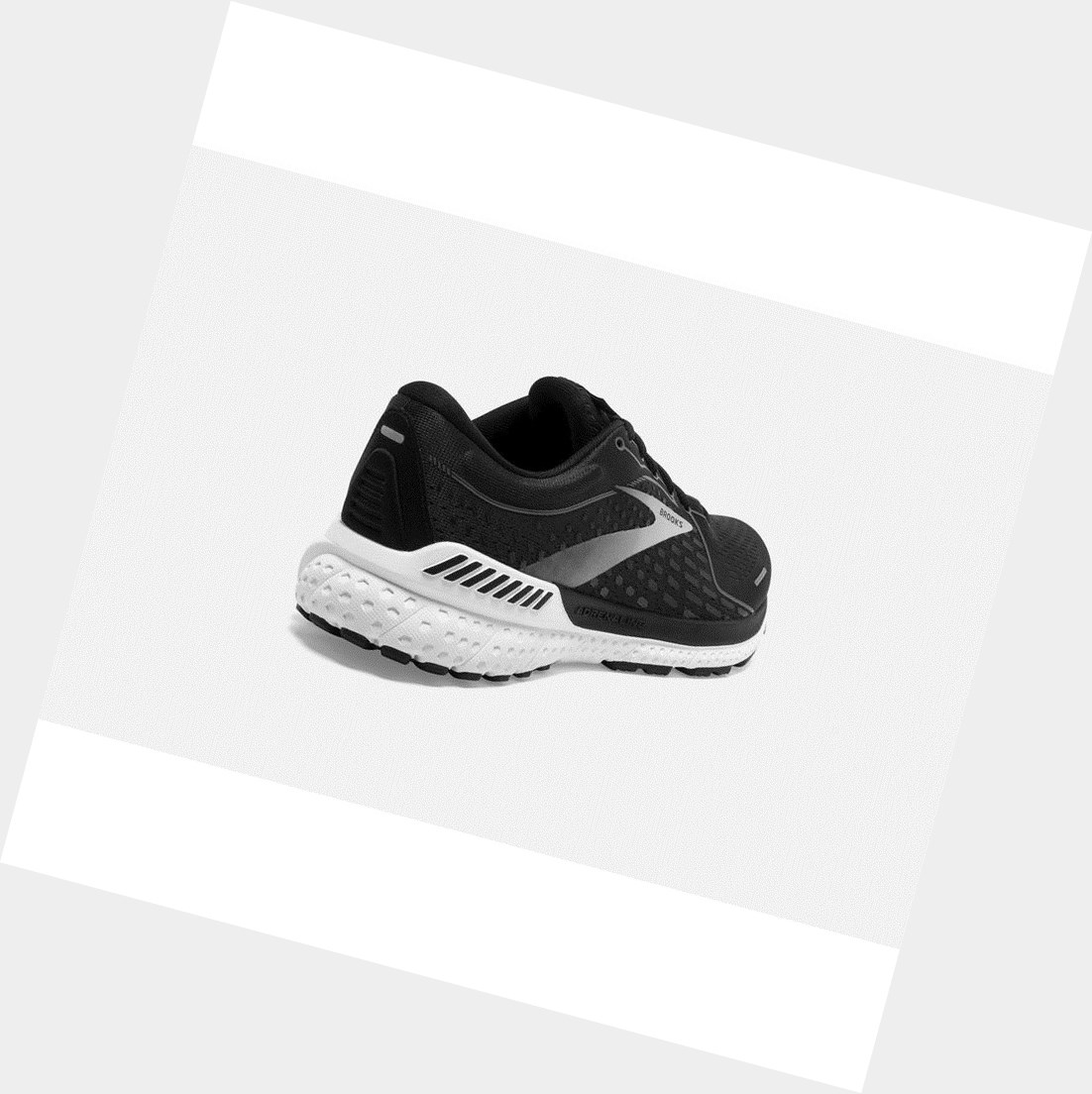 Chaussures de Marche Brooks Adrenaline GTS 21 Femme Noir Blanche | QTKZ30852