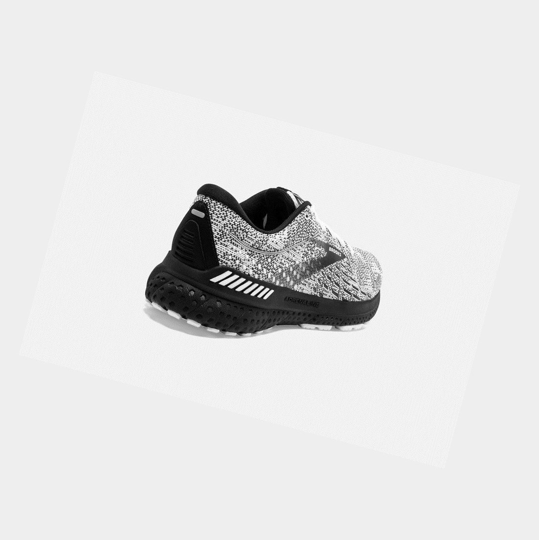 Chaussures de Marche Brooks Adrenaline GTS 21 Femme Blanche Grise Noir | SUVQ13476