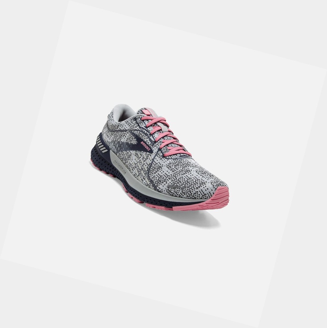 Chaussures de Marche Brooks Adrenaline GTS 21 Femme Blanche Corail | ZJAL67149