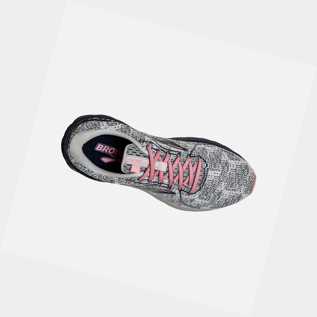 Chaussures de Marche Brooks Adrenaline GTS 21 Femme Blanche Corail | ZJAL67149