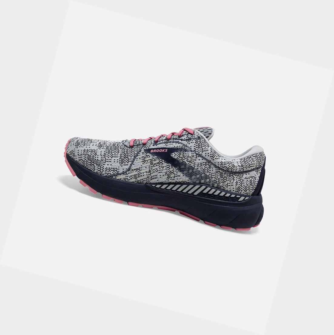 Chaussures de Marche Brooks Adrenaline GTS 21 Femme Blanche Corail | ZJAL67149