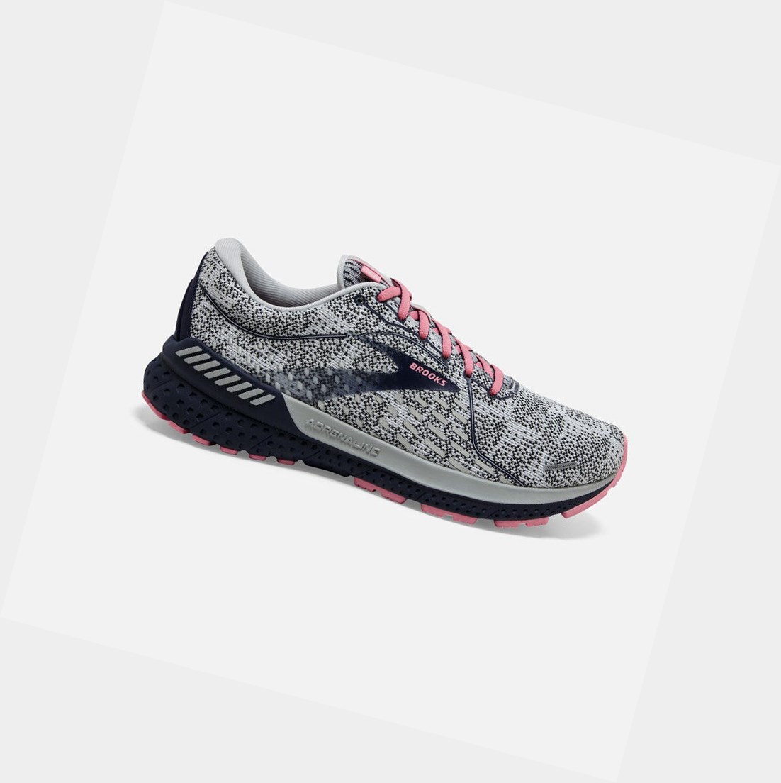 Chaussures de Marche Brooks Adrenaline GTS 21 Femme Blanche Corail | ZJAL67149