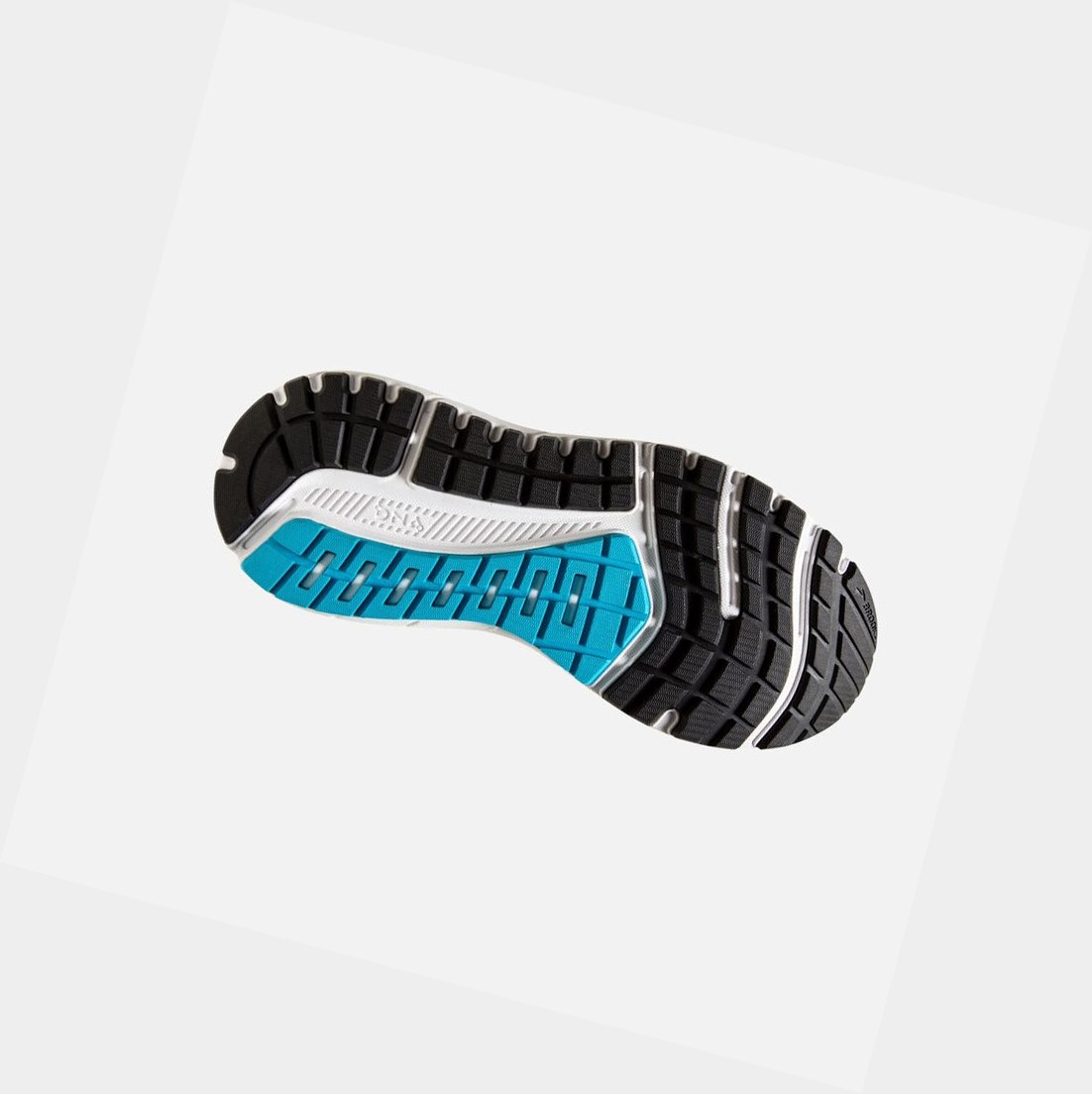 Chaussures de Marche Brooks Ariel '20 Femme Noir Bleu | FWLY57649