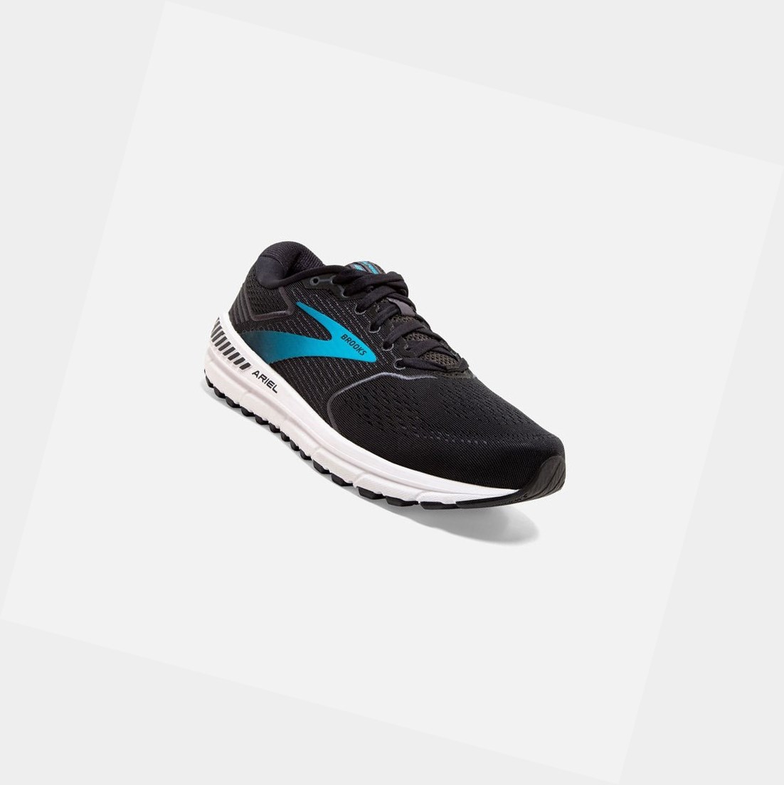 Chaussures de Marche Brooks Ariel '20 Femme Noir Bleu | FWLY57649