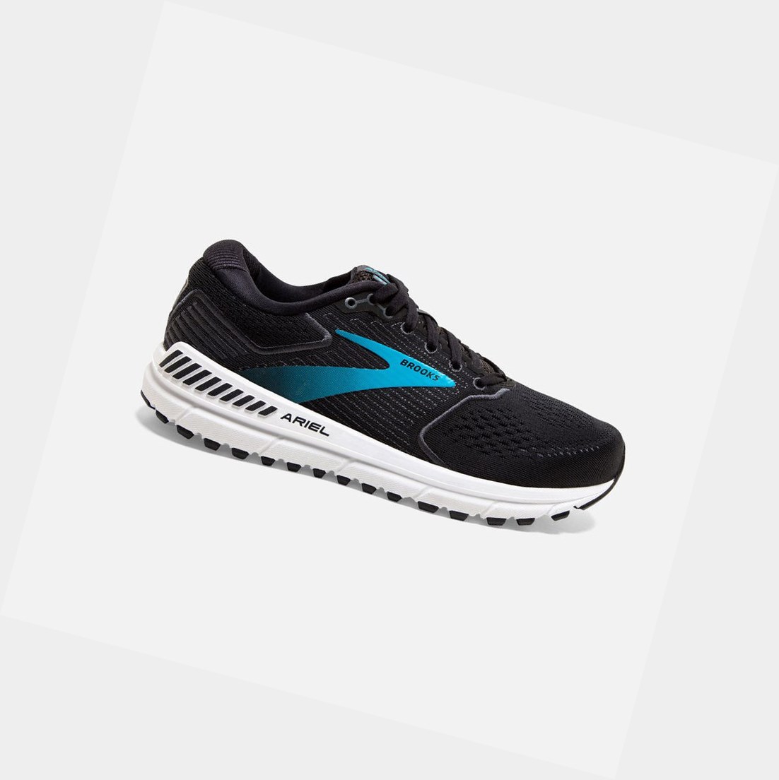 Chaussures de Marche Brooks Ariel \'20 Femme Noir Bleu | FWLY57649