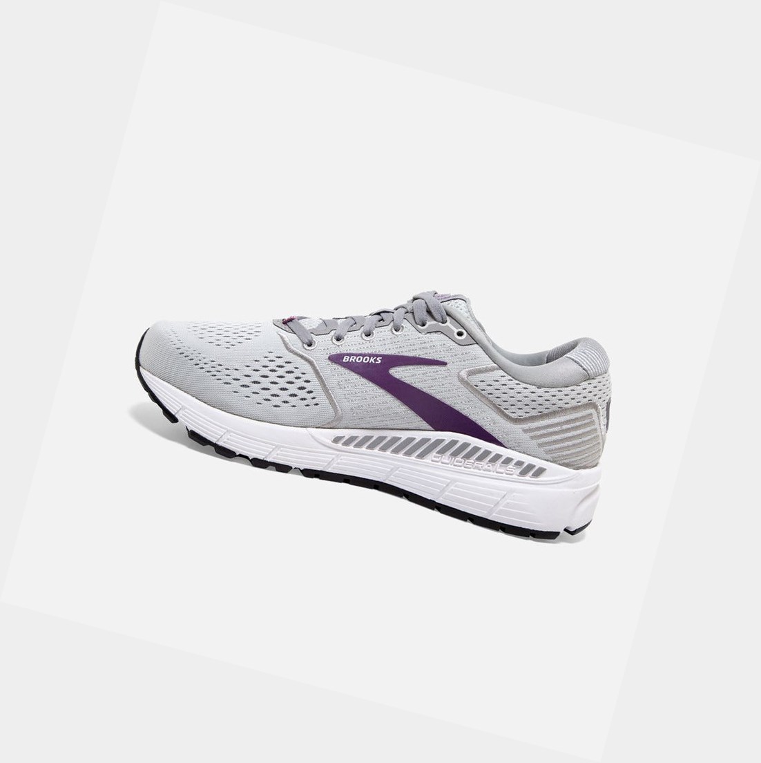 Chaussures de Marche Brooks Ariel '20 Femme Oyster / Alloy / Grape | OQFC36125
