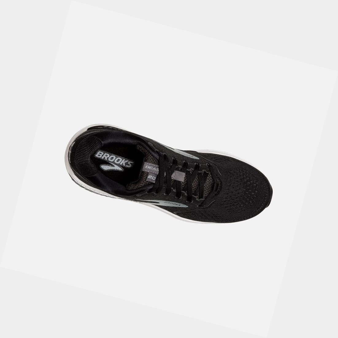 Chaussures de Marche Brooks Beast '20 Homme Noir Grise | ZHVY85137