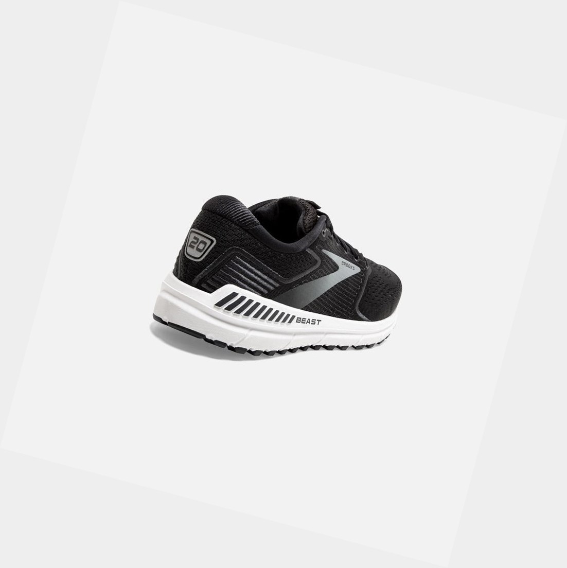 Chaussures de Marche Brooks Beast '20 Homme Noir Grise | ZHVY85137