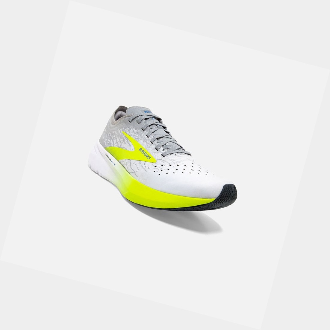 Chaussures de Sport Brooks Hyperion Elite Femme Blanche Grise | DCPT92467