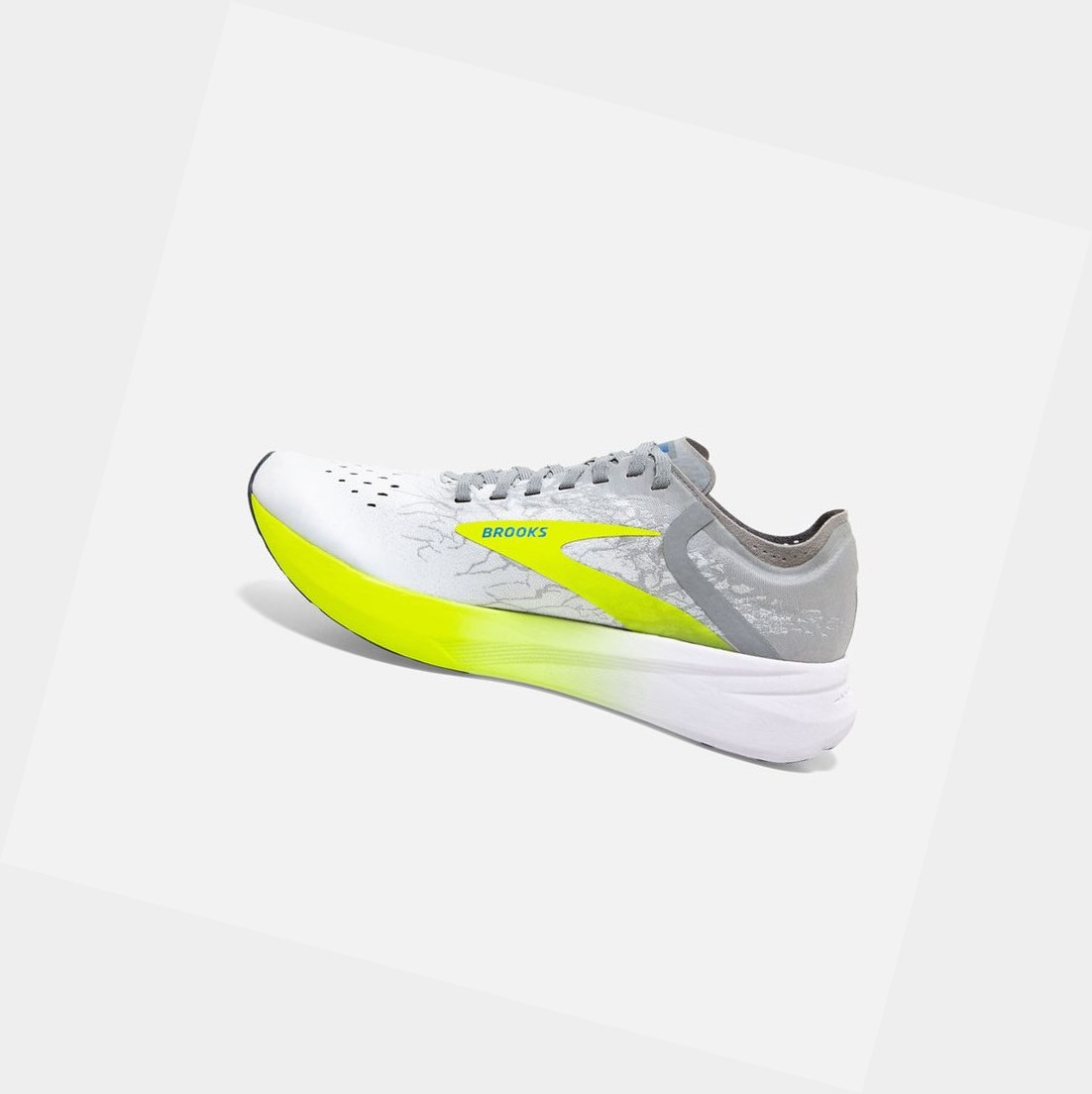 Chaussures de Sport Brooks Hyperion Elite Homme Blanche Grise | NQGI17026