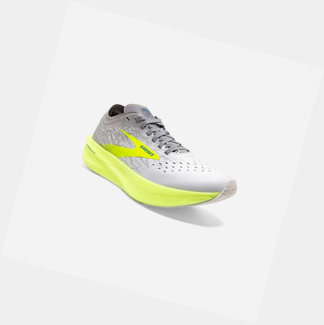 Chaussures de Sport Brooks Hyperion Elite 2 Homme Blanche Argent | OARX12795