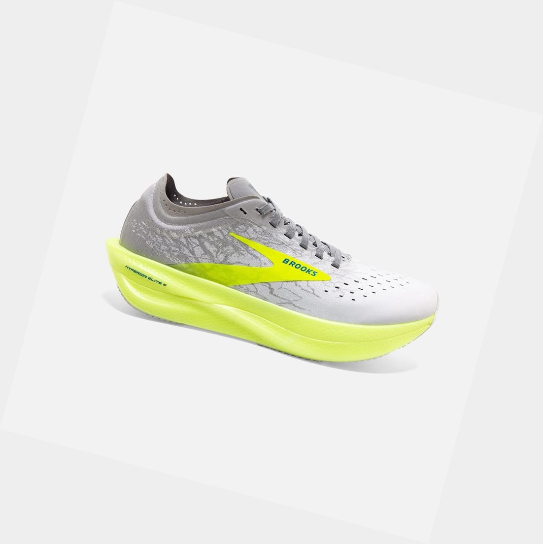 Chaussures de Sport Brooks Hyperion Elite 2 Homme Blanche Argent | OARX12795