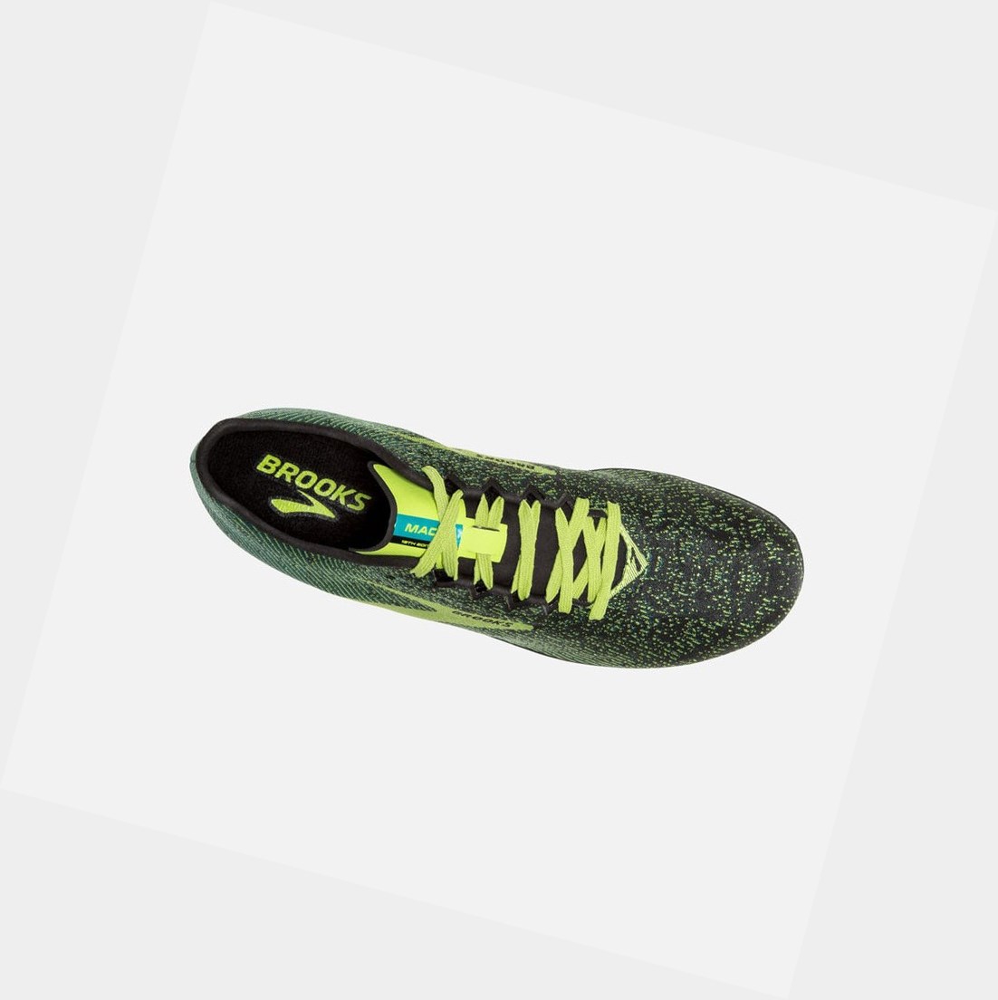 Chaussures de Sport Brooks Mach 19 Homme Noir Bleu | YUEX41589