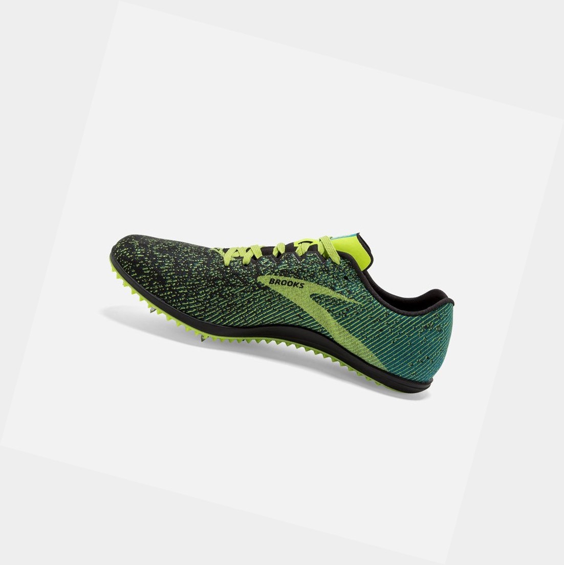 Chaussures de Sport Brooks Mach 19 Homme Noir Bleu | YUEX41589