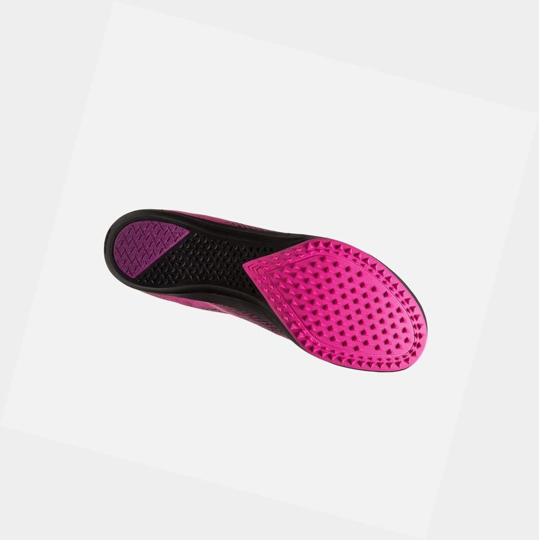 Chaussures de Sport Brooks Mach 19 Spikeless Femme Noir Rose | HIDL97413