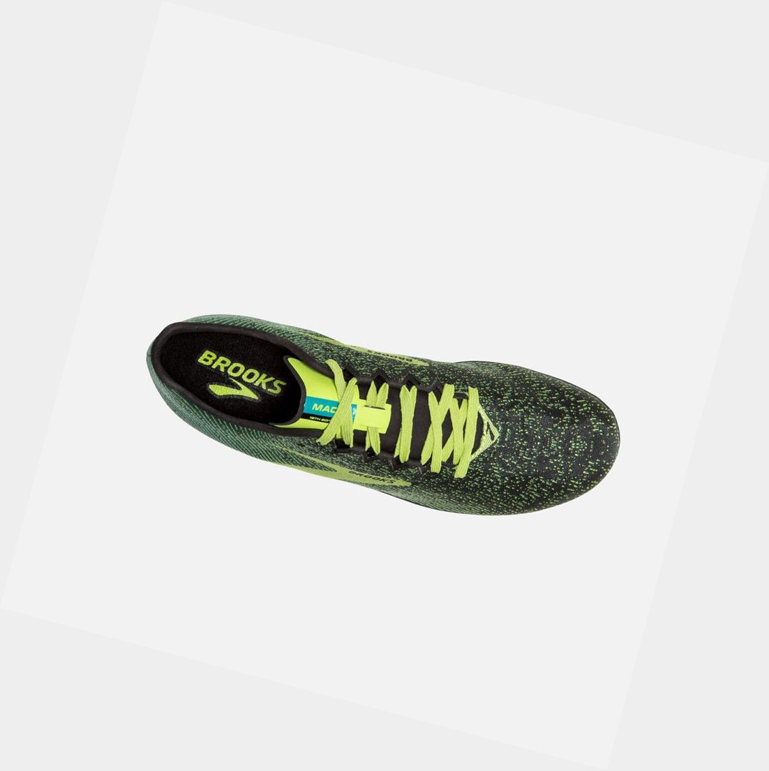 Chaussures de Sport Brooks Mach 19 Spikeless Homme Noir Bleu | LFMD61842