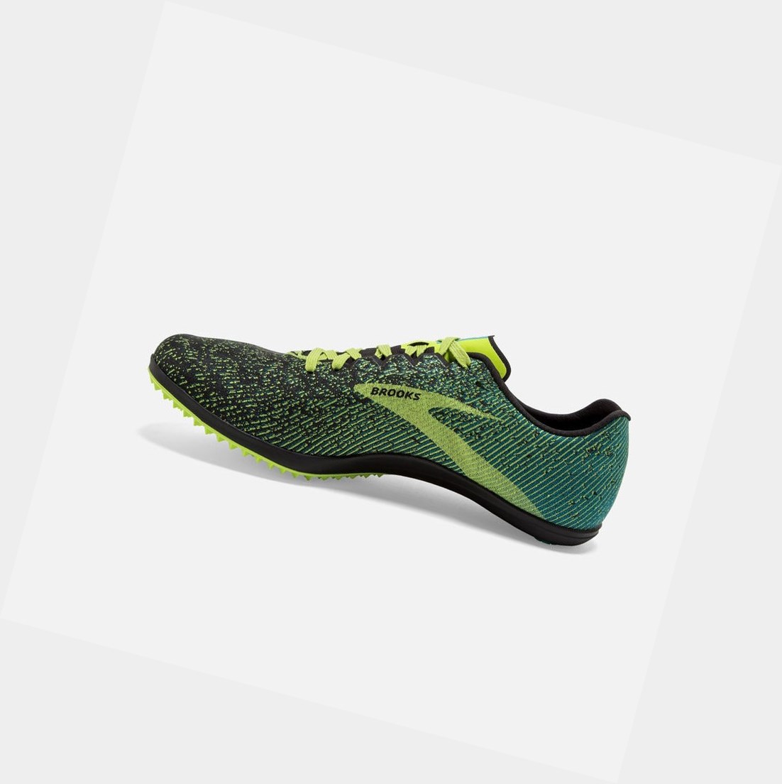 Chaussures de Sport Brooks Mach 19 Spikeless Homme Noir Bleu | LFMD61842