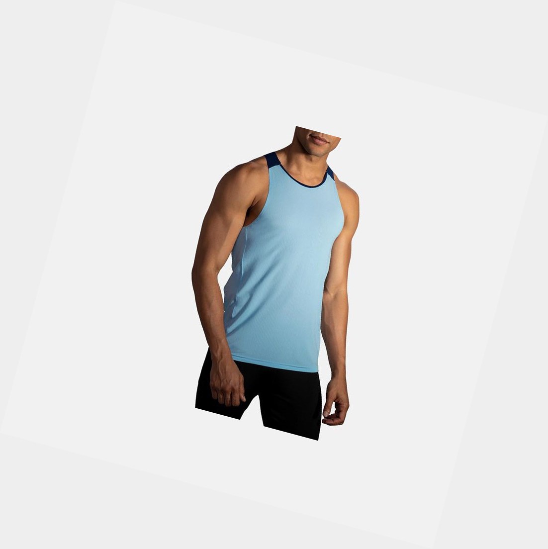 Hauts Brooks Atmosphere Singlet Homme Bleu Marine | ASYU97436