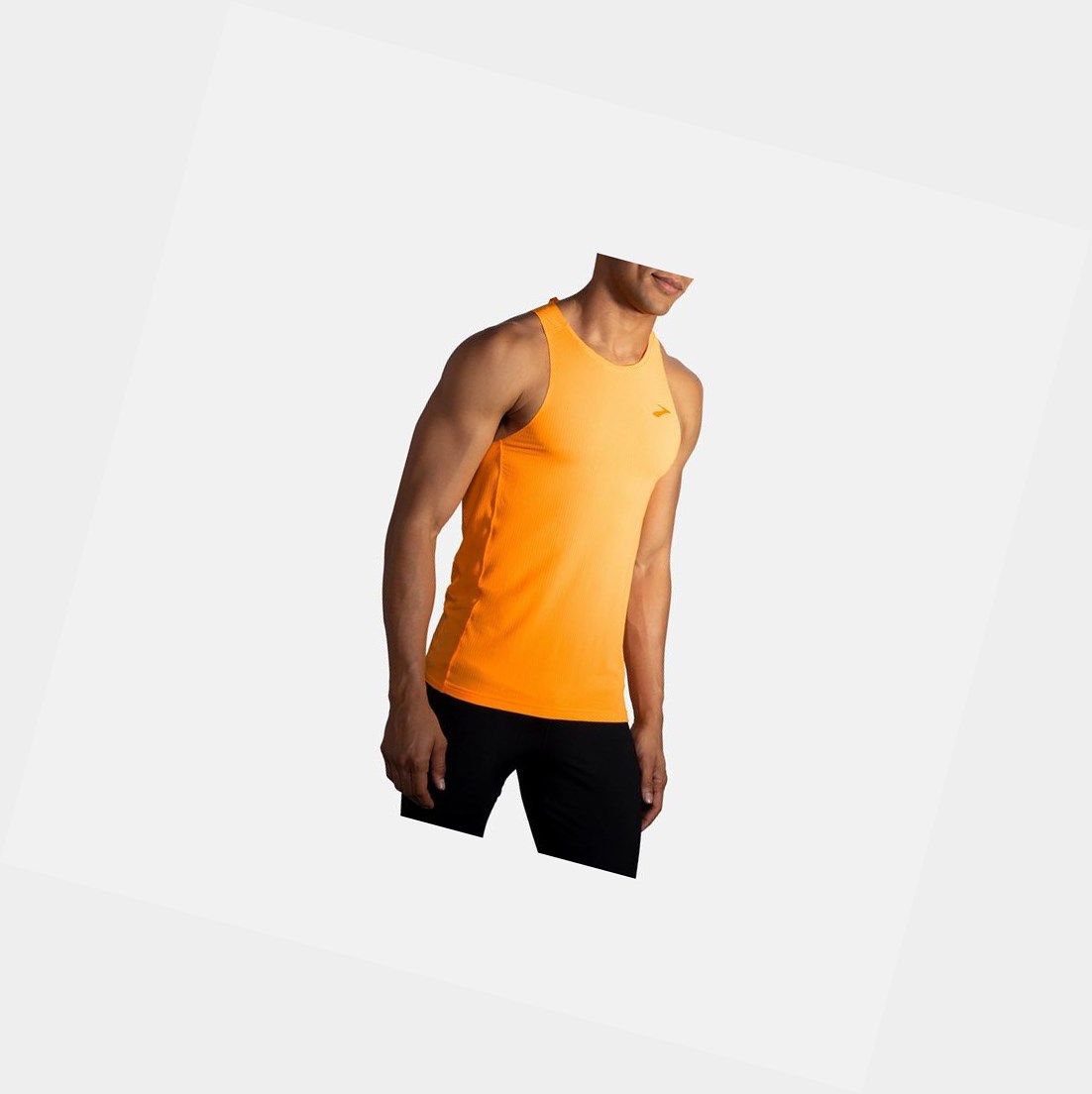 Hauts Brooks Atmosphere Singlet Homme Orange | WGNF40531