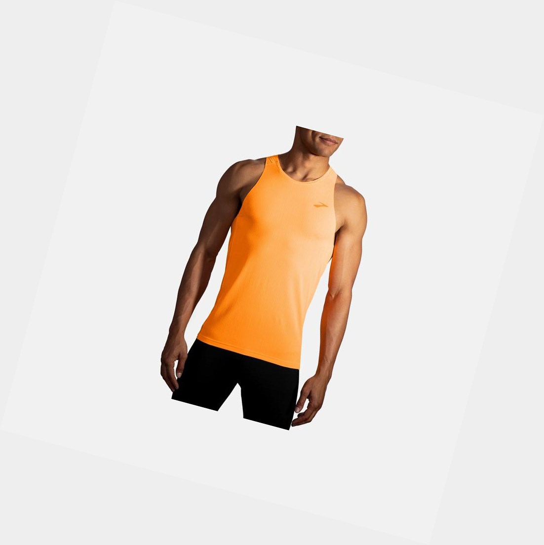 Hauts Brooks Atmosphere Singlet Homme Orange | WGNF40531