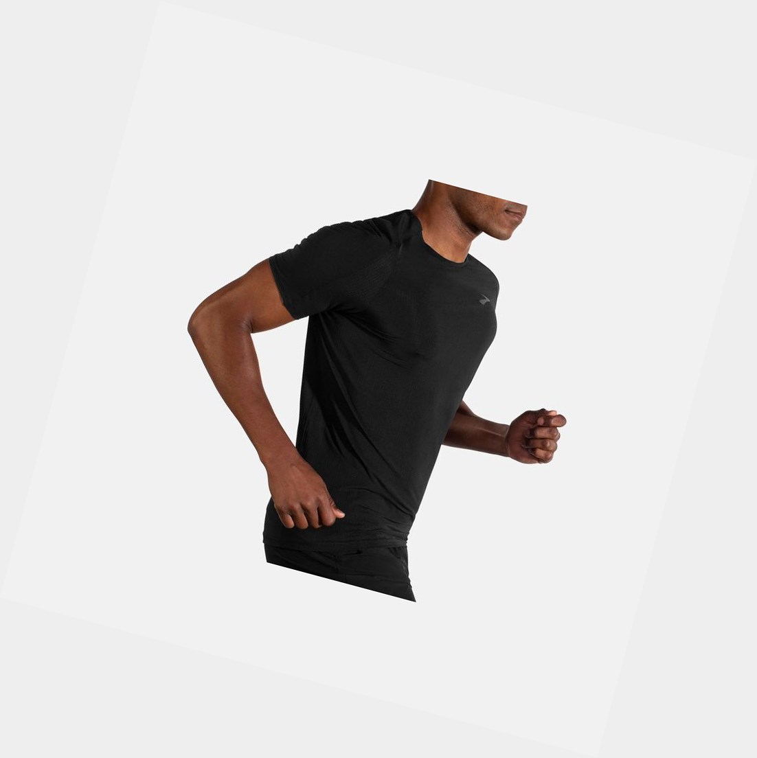 Hauts Brooks Atmosphere Sleeve Homme Noir | RXJB98012