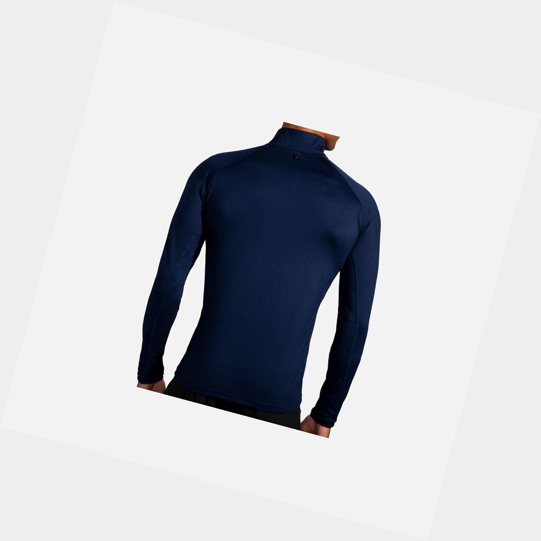 Hauts Brooks Dash 1/2 Zip Homme Bleu Marine | JIYH78194
