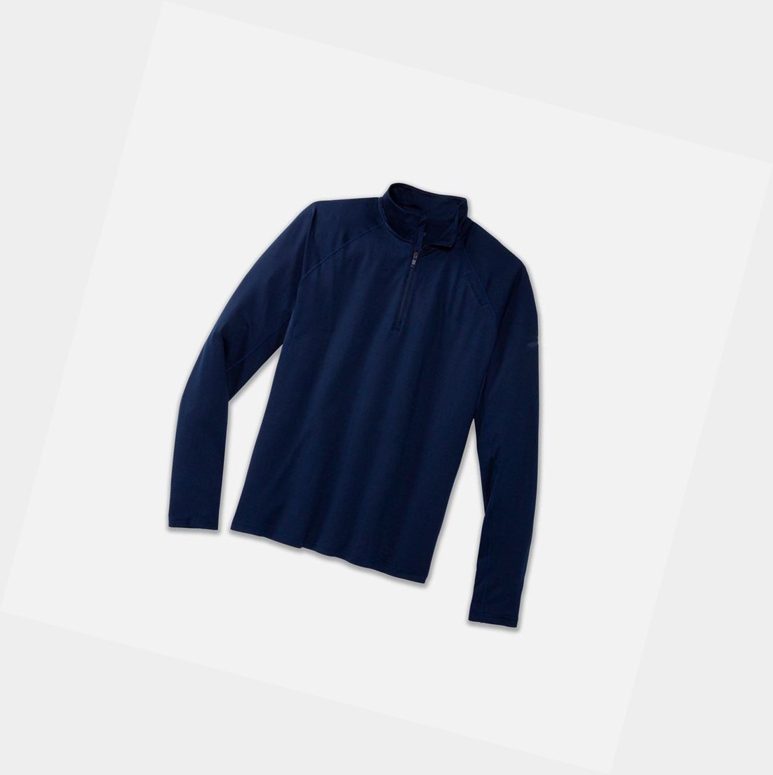 Hauts Brooks Dash 1/2 Zip Homme Bleu Marine | JIYH78194