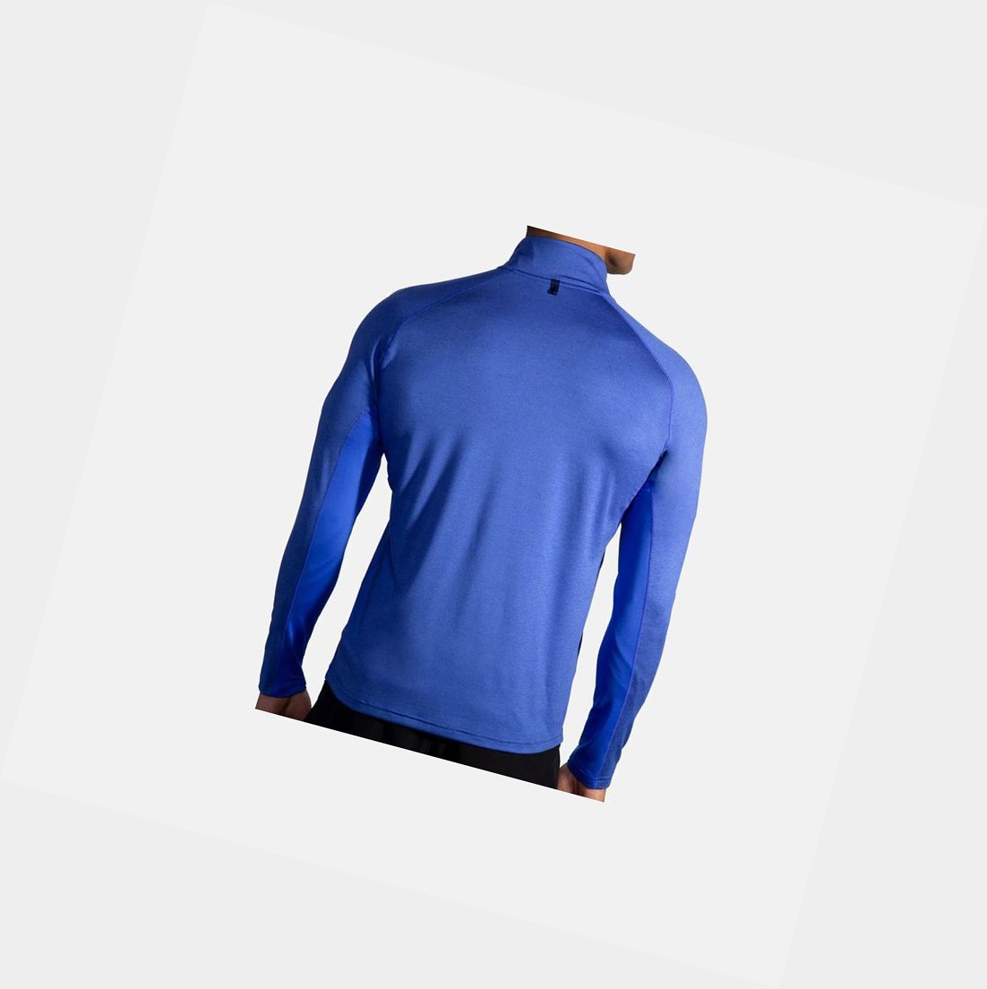 Hauts Brooks Dash 1/2 Zip Homme Bleu | TCND48531